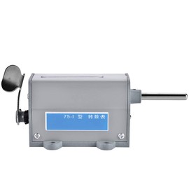 Yoidesu Revolution Table Revolution Counter 75-I 5 Digits Display Mechanical Resettable Rotary Revolution Counter
