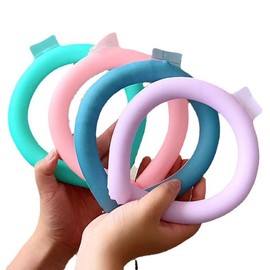 Ice tube cool PCM cooling necklace cold feeling necklace cooling neck Cooling scarf pink