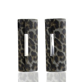 Keminsung Case Compatible with IQOS Accessories (Compatible with Iluma Prime/Compatible with Iluma i Prime) Exquisite PU Leather Full Cover Shockproof Anti-Fingerprint (Grey)