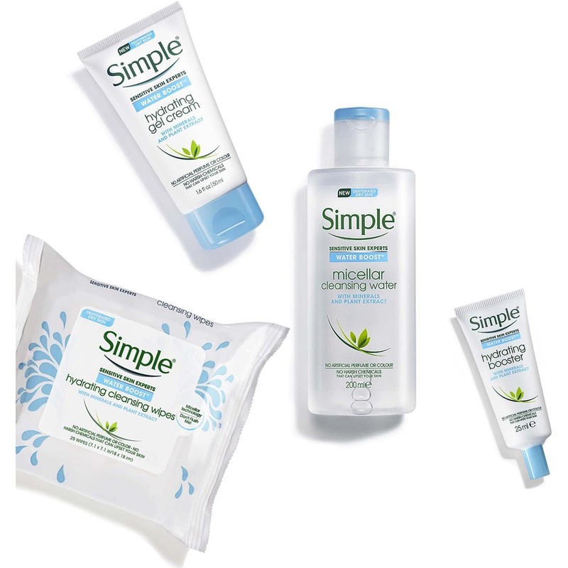 Simple Water Boost Hydrating Gel Cream, Face Moisturizer, 1.7 oz
