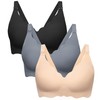 Angelhood Nursing Bras for Breastfeeding – Wireless Seamless Maternity Bralette,