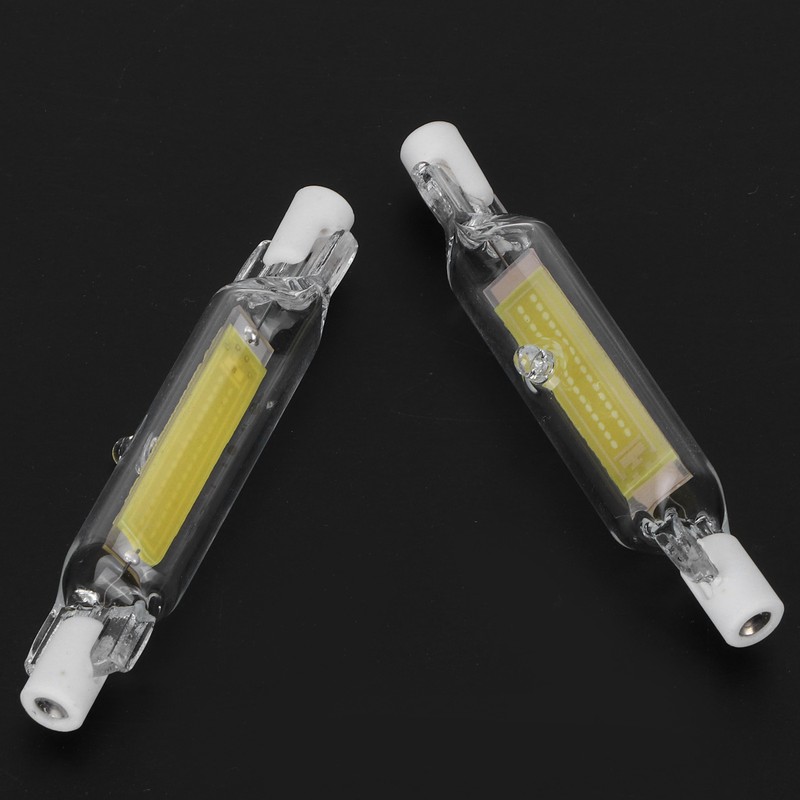 2Pcs R7S COB Bulb 5W 78mm Highlight Double Ended Flood