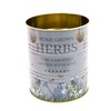 Set of 2 Potting Shed Round Metal Garden Storage Tin