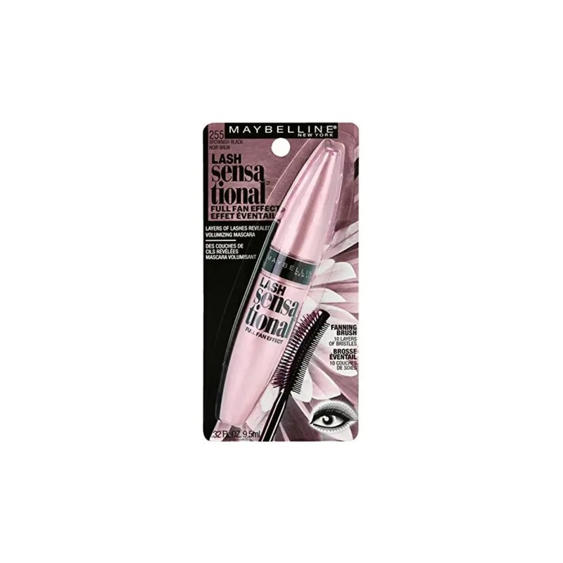 Mascara De Pestañas Lash Sensational Maybelline Lavable Color 255 Brownish