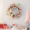 Tulip Wreath Tulip Decorative Wreath Artificial Tulip Wreath Decorative Flower