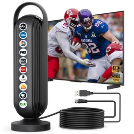 2025 TV Antenna for Local Channels tv Antenna Outdoor 999+ Miles Long Range Indoor/Outdoor tv Antenna for Smart 16.5ft Cable HD Antenna Supports 4K 8K1080p