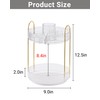 Asayuee 360 Rotating Makeup Organizer,2 Tier Large Capacity Make Up