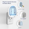 Flying Bug Zapper Indoor, Electronic Insect Killer, Mosquitoes Trap with