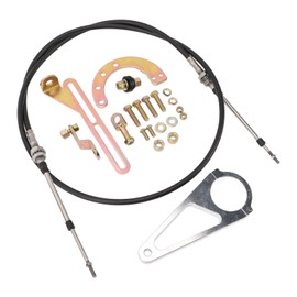 Cable Column Shift Linkage Kit High Strength ACA 1804 for TH350 TH400 700R4 TH200 2004R 4L80E Transmissions,steering wheel