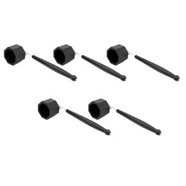 5X BCB Pool Cone Snooker Chalk Holder - Slip-in Pocket Pool Cue Chalk Holder Cover Billiard Supplies Snooker