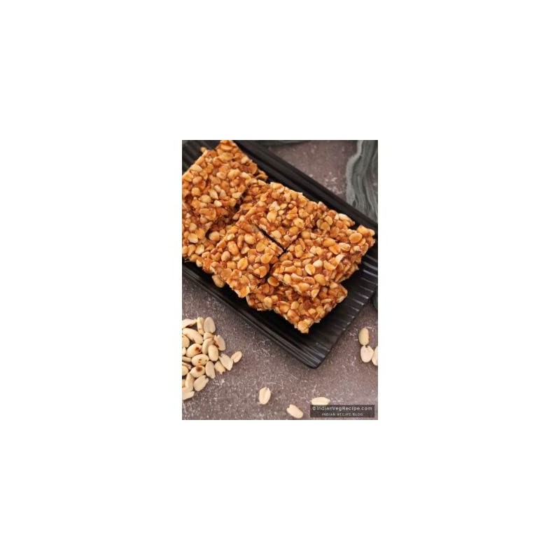 Saras Peanut Chikki | Traditional Indian Sweet Candy | 200g