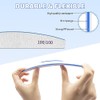 12 PCS Double Sided Emery Board Nail Files, 100/100 Grit
