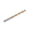 sourcing map Twist Drill Bit 8.1mm Titanium Coated (HSS-E) M42