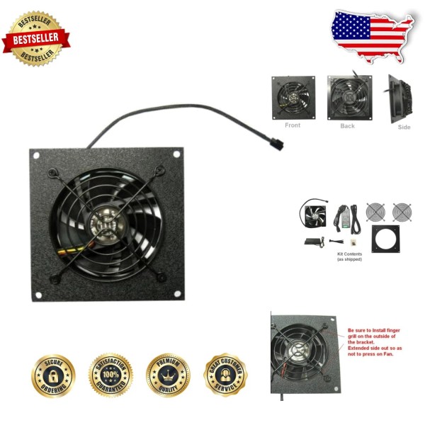 Complete 92mm Thermal Controlled Cooling Unit - Ideal for Home