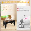 COMESOON Elevated Dog Bowls for Small Medium Dogs, 3 Height