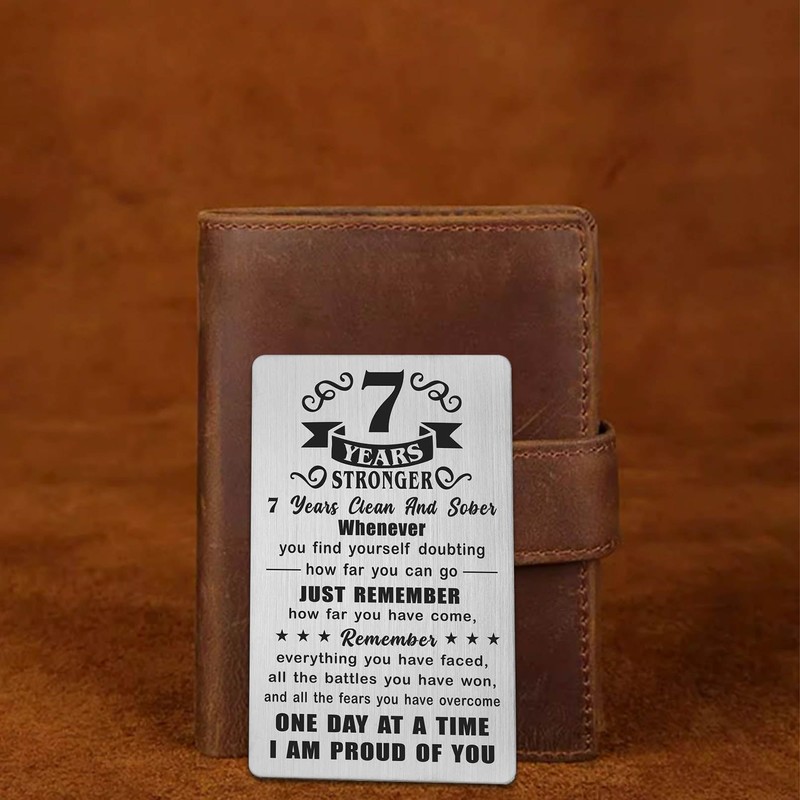 Richesele 7 Seven Years AA Sobriety Gifts for Women Men