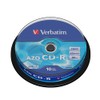 Verbatim SuperAZO 52x 700MB CD-R Blank Spindle Pack of 10
