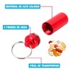 Kit 4 Pzas Pastillero Portátil Metálico Hermético Aluminio