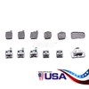 AZDENT Dental Orthodontic Self-Ligating Brackets Braces Roth 022 Hooks 345&Buccal