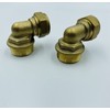 UKDD® 15mm Compression by 3/4" BSP Brass Male Iron Elbow