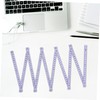WOONEKY 1pc Folding Ruler Measuring Tool Foldable Plastic Ruler Readings