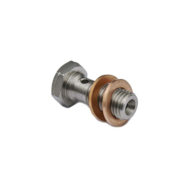 PrecisionGeek Hollow Screw 3/8 24 UNF Stainless Steel Brake Caliper/Master