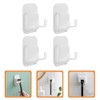 Porta Rastrillos para Baño 4 Ganchos Adhesivos, Soporte para Maquinilla