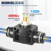 TAILONZ PNEUMATIC 4mm Tube OD Air Flow Control Valve with