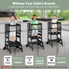 COSYLAND Toddler Standing Tower - Adjustable Height Toddler Kitchen Stool