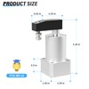 TAILONZ PNEUMATIC Right-Turn Cylinder Pneumatic Rotation Angle of 90 Degrees,