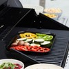 Barbecook Wiederverwendbare Grillschale, smoker und gasgrill zubehör, schwarz, rechteckig, 34.5x24x3cm