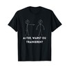 Funny Fitness Leek Stick Figure Training Funny Gym T-Shirt