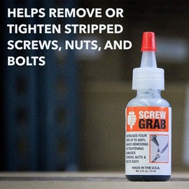 Solder-It - ScrewGrab Friction Gel - Helps Grip Damaged Screw Heads - 0.5 fl. Oz