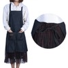 Denim Apron Baker Kitchen Restaurant Coffee Work Uniform with Front