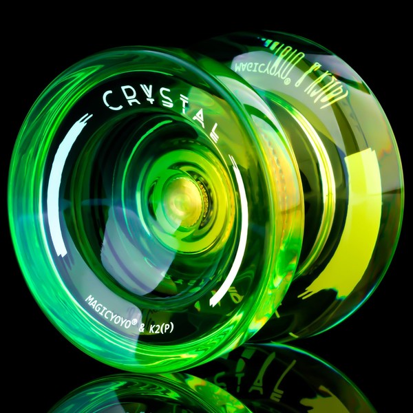 Professional JoJo K2 Crystal, Responsive Yoyo for Children Beginners, Dual