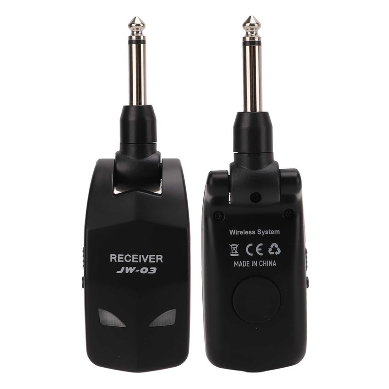 Wireless Guitar System 2.4GHz 12 Channels Audio Wireless Transmitter Receiver