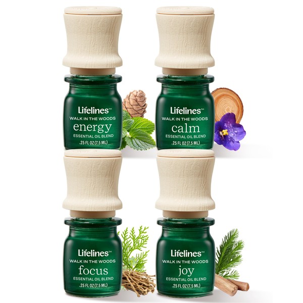 Lifelines Essential Oil Blends, 4-Pack - Blended Essential Oils with