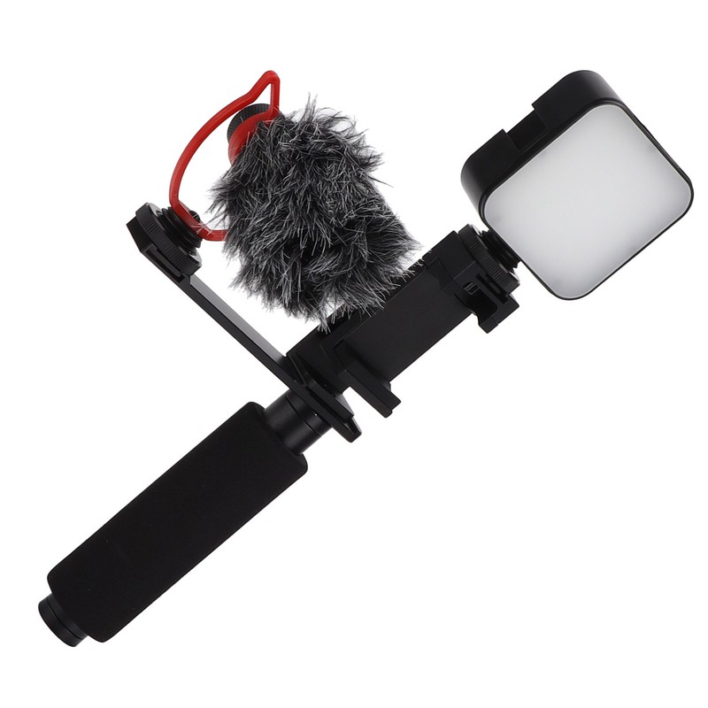 YELANGU Smartphone Vlogging Hand Grip Set Video Recording Holder Handle