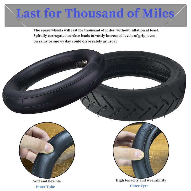 8.5'' Tire&Tube, 8 1/2×2 Electric Scooter Tire Replacement Wheels for