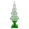Eldnacele Musical 14" Light-up Christmas Tree Snow Globe Water Glittering