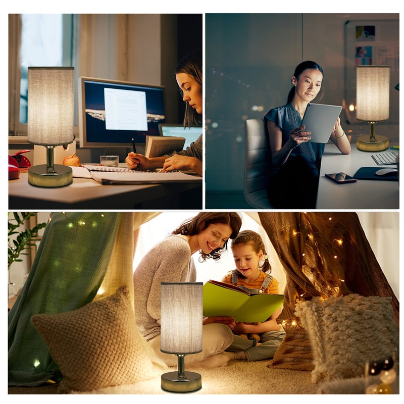 A C 220－240V Bedside Table Lamp Desk Light Nightstand Lamp