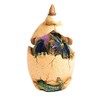 Baby Dragon Hatchling Backflow Cone Incense Burner Light Up Egg