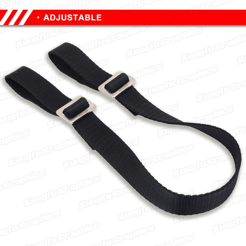 KUNGFU GRAPHICS Motorcycle Tow Rope Tie Down Strap Rescue Pull