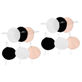 Beavorty 2sets Underarm Pads for Women Workout Armpit Sweat Pads Washable Reusable Gentle 3pairs*2