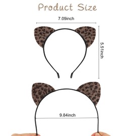Casoty 6 - Pack Assorted Cat Ears Headbands for Women - Stylish Hair Accessories
