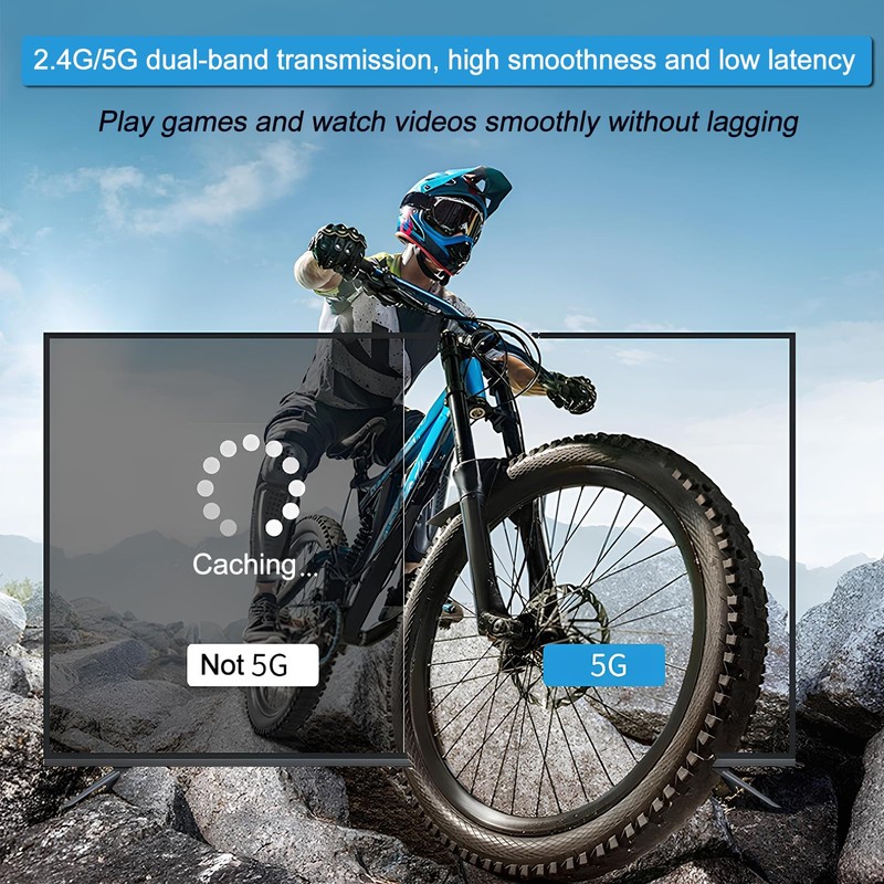 4K Wireless HDMI Transmitter and Receiver, 500 FT/150M Range, Plug