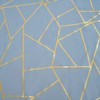 Gold Foil Geometric Pattern Tablecloth 54'' x 54''Inches for Morden