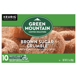 Green Mountain Coffee Roasters, K Cups Roasters Brown Sugar Crumble Donut 10 Count, 3.1 Ounce