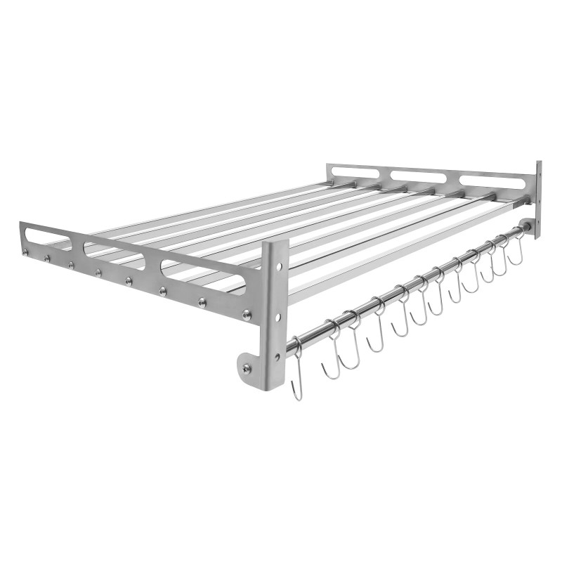 Microwave Oven Rack Wall Mount Oven Bracket Stainless Steel Cooker