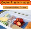 Ansook Cooler Replacement Plastic Hinges & Screws Set - Compatible